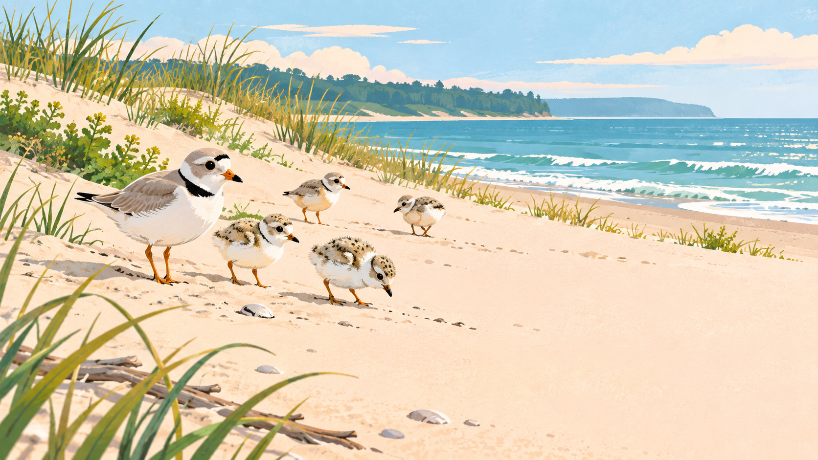 CORE — Animals Are Good: Great Lakes piping plovers have their best season since listing