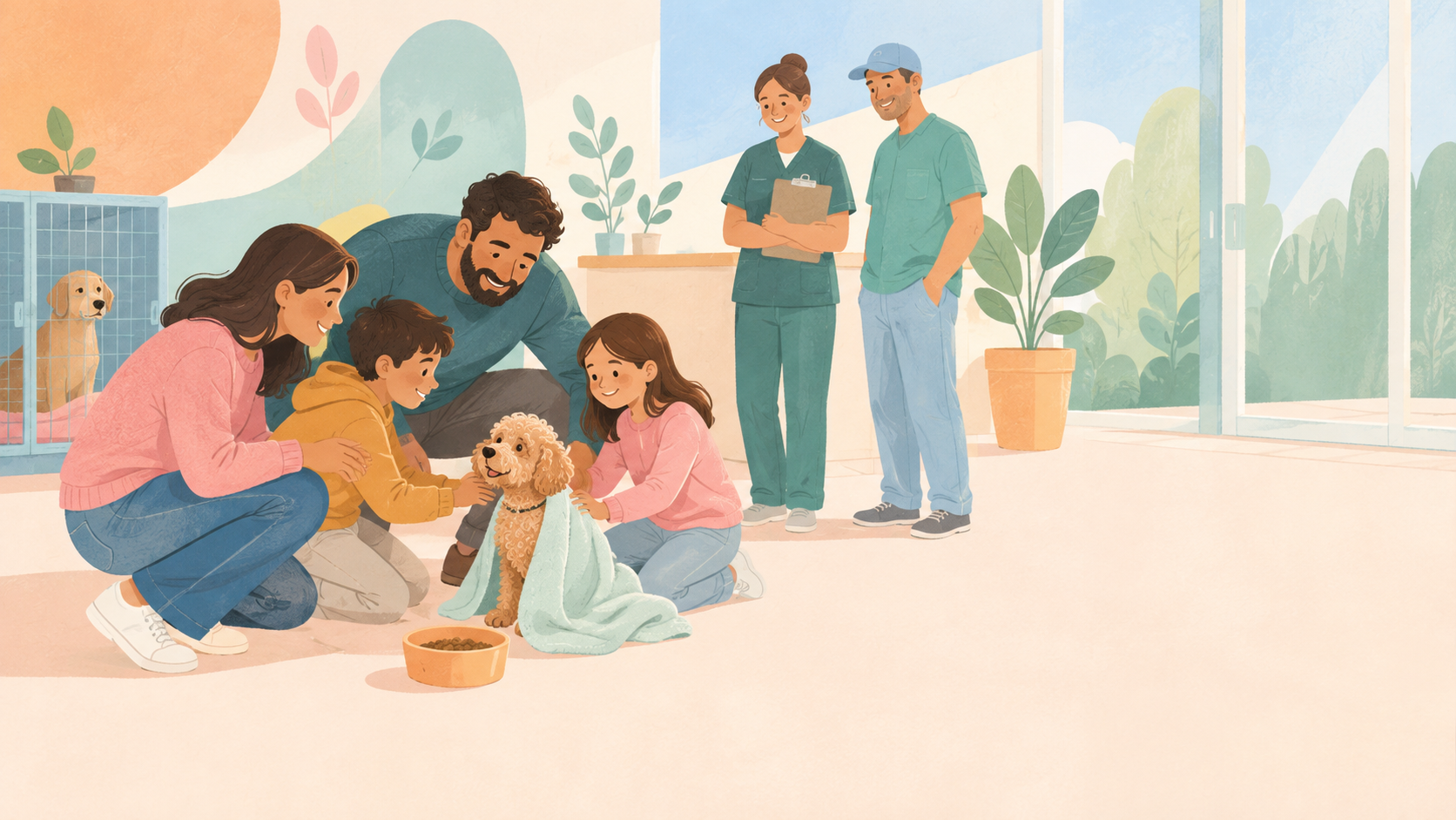 Editorial illustration for A dog missing for 30 days is rescued from a storm drain and reunited