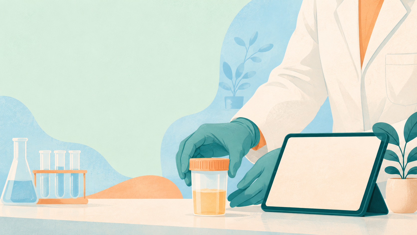 Editorial illustration for A urine test identifies more than 9 in 10 bladder cancers in a clinical study