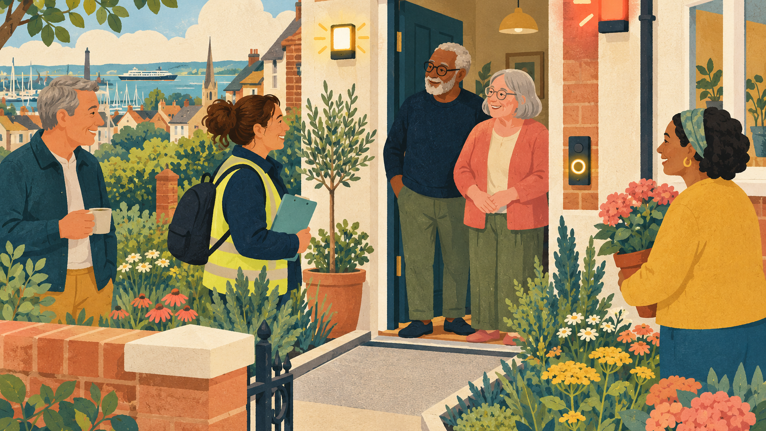 A deaf couple sees the volunteers behind their accessible home