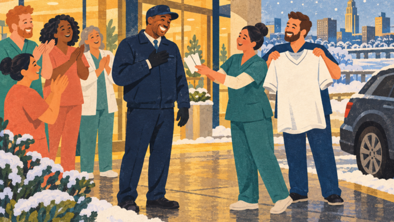 A Buffalo hospital valet gets his own Bills surprise